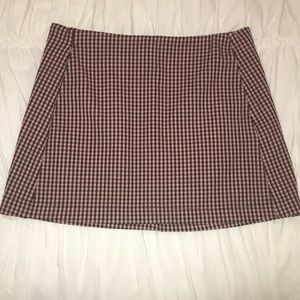 Plaid Mini Skirt From Urban Outfitters